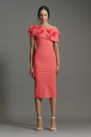 Greta Constantine - Loanne Rose Dress