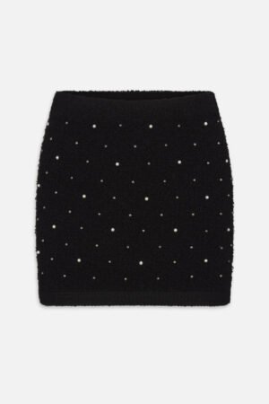 Frame - The Embellished Skirt in Black